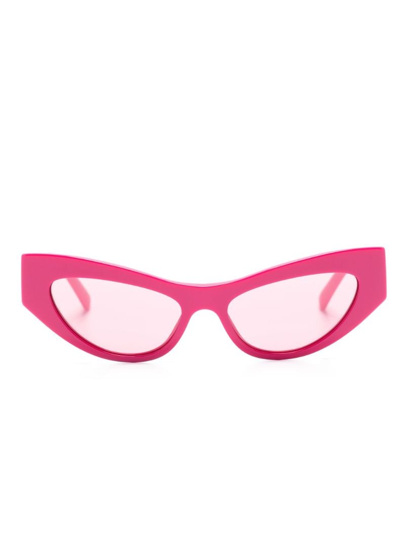 Pink Dg Logo Cat-eye Sunglasses