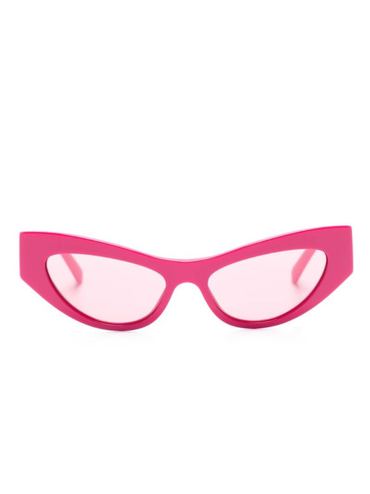 Pink Dg Logo Cat-eye Sunglasses