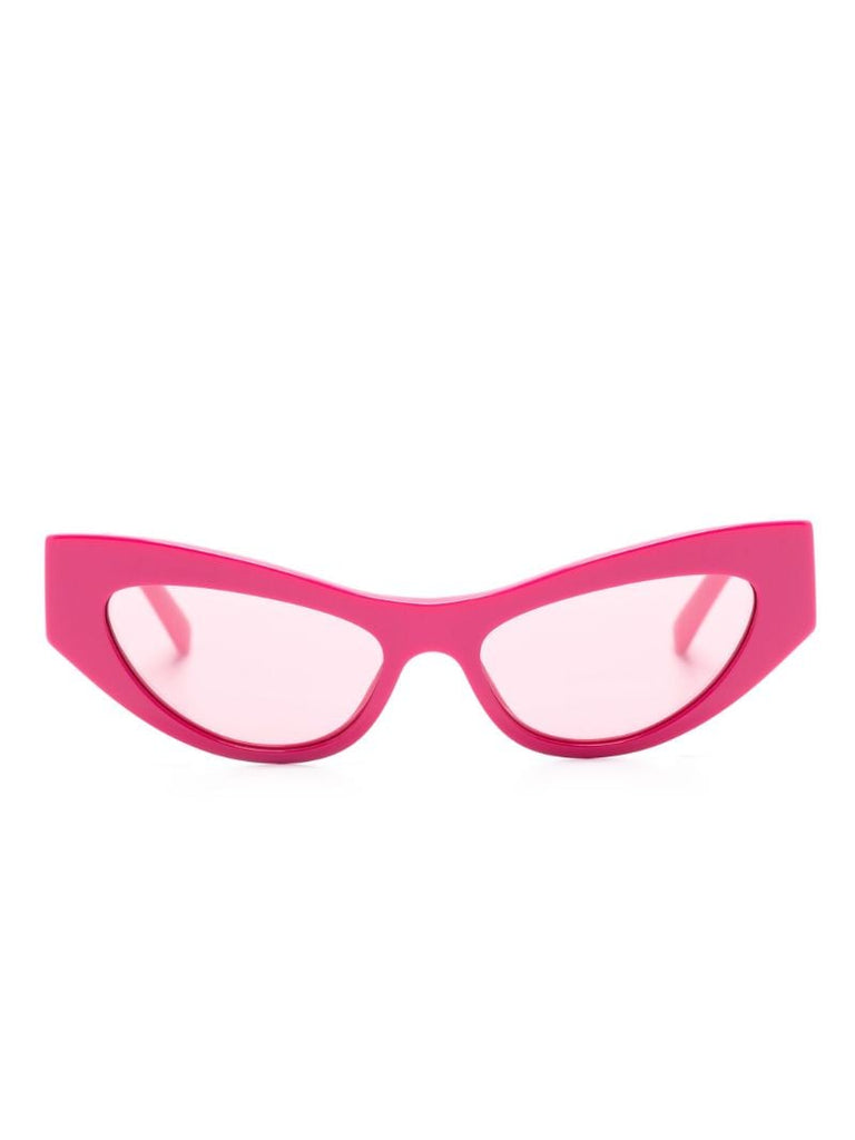 Pink Dg Logo Cat-eye Sunglasses