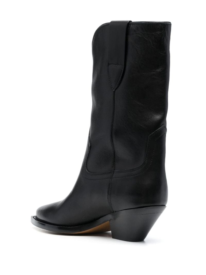 Black Dahope 50 Leather Western Boots