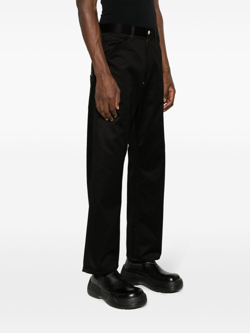 X Levis Black Straight-leg Jeans
