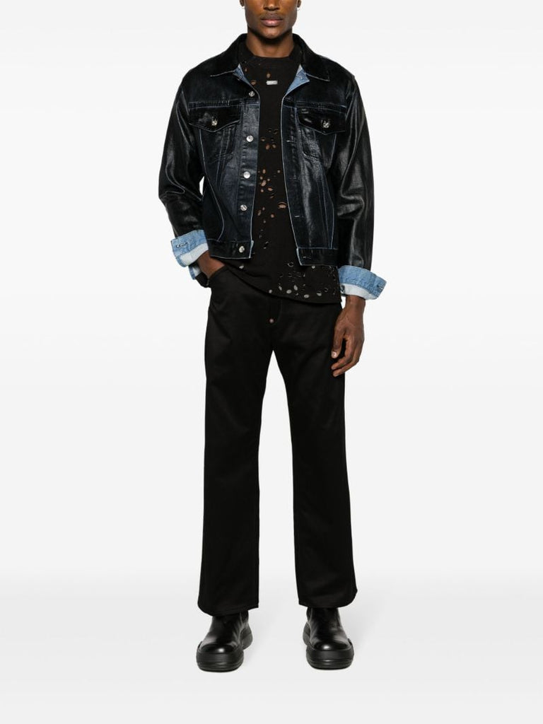 X Levis Black Straight-leg Jeans