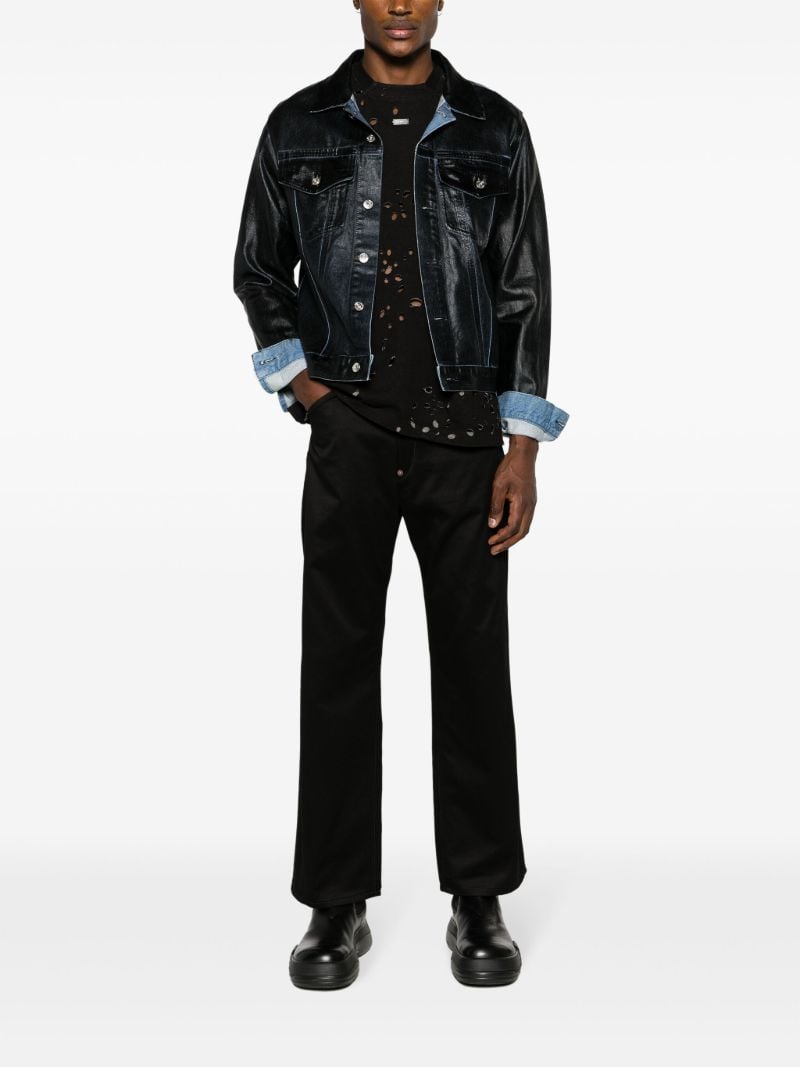 X Levis Black Straight-leg Jeans