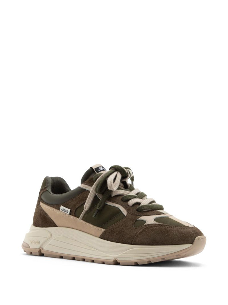 Brown Rush 50/50 Panelled Sneakers