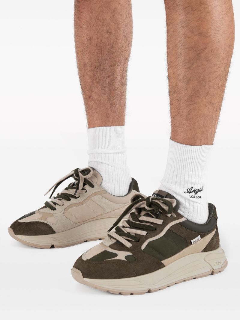 Brown Rush 50/50 Panelled Sneakers