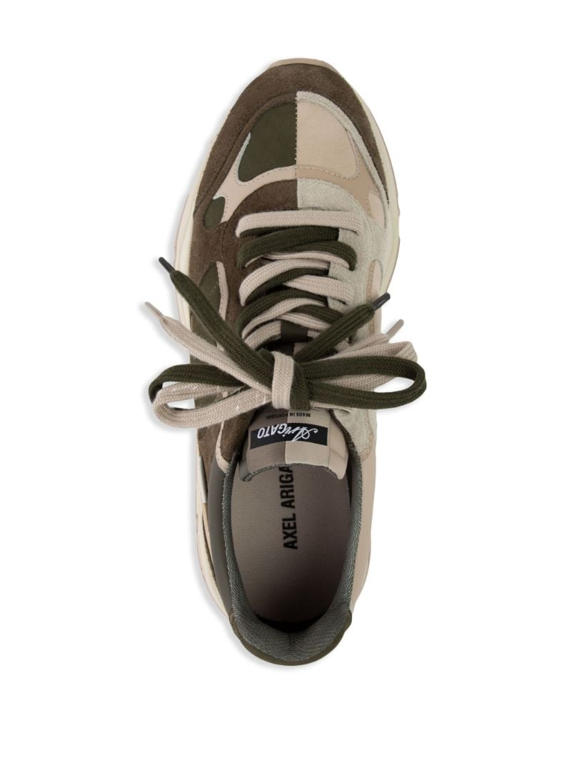 Brown Rush 50/50 Panelled Sneakers