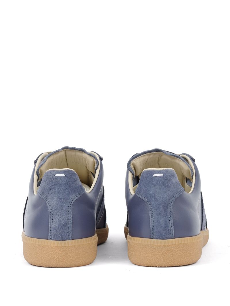 Blue Replica Leather Sneakers