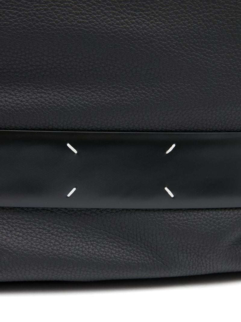 Black 5ac Leather Backpack