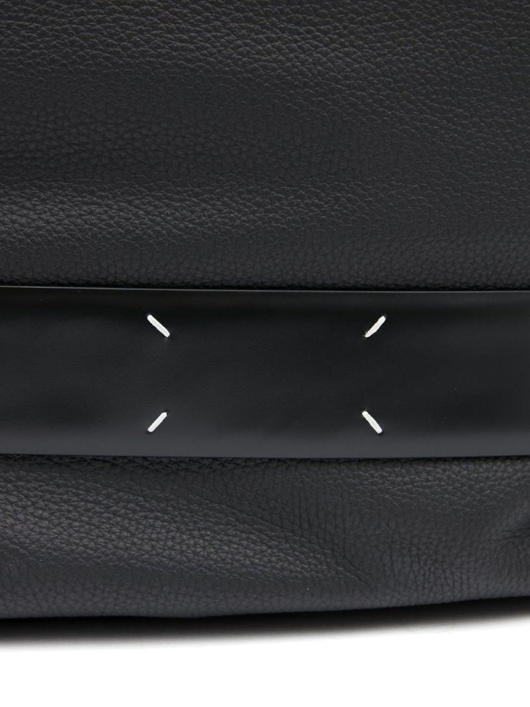 Black 5ac Leather Backpack