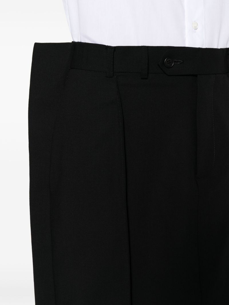 Black Wool Maxi Skirt