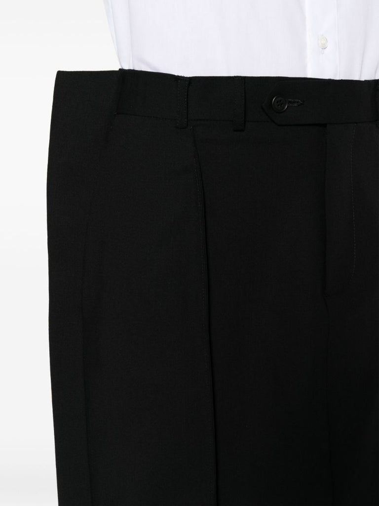 Black Wool Maxi Skirt
