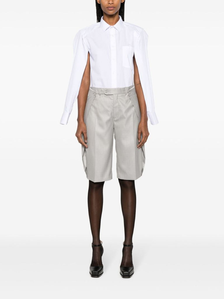 Grey Bibi Layered Shorts