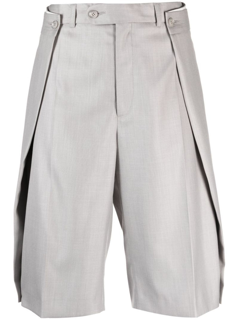 Grey Bibi Layered Shorts
