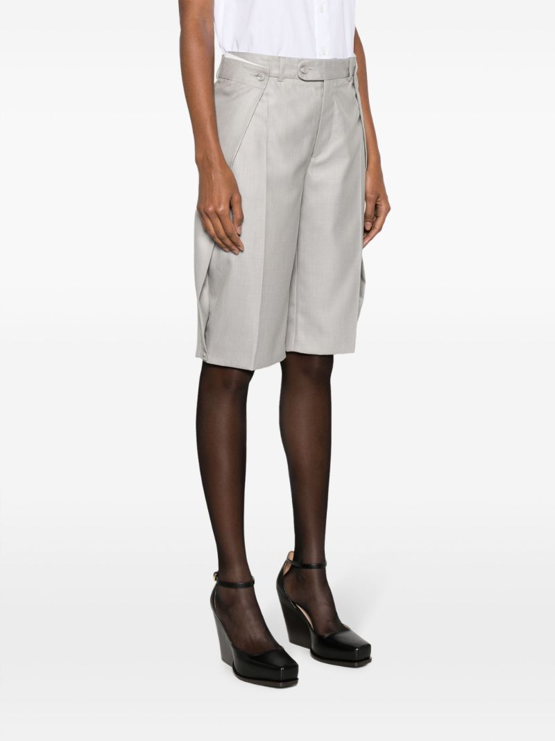 Grey Bibi Layered Shorts