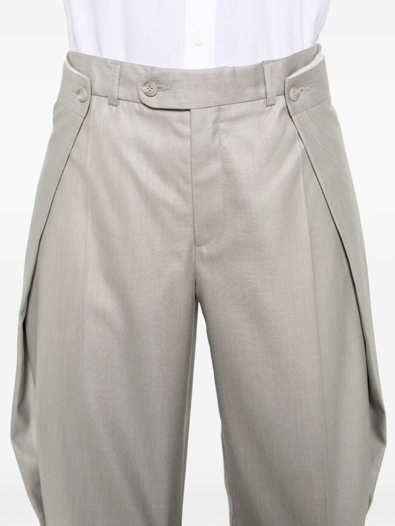 Grey Bibi Layered Shorts