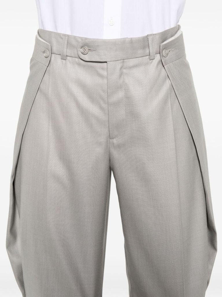 Grey Bibi Layered Shorts