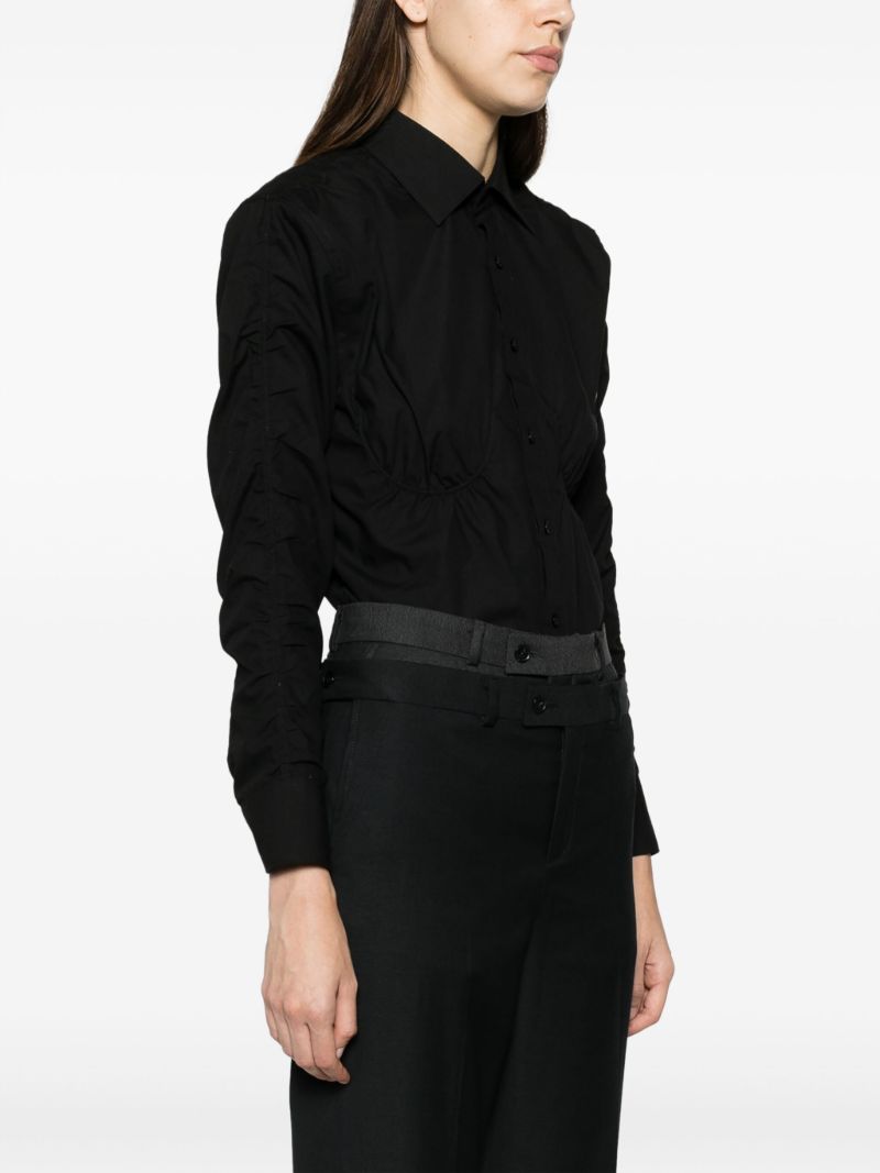 Black Cotton Bodysuit