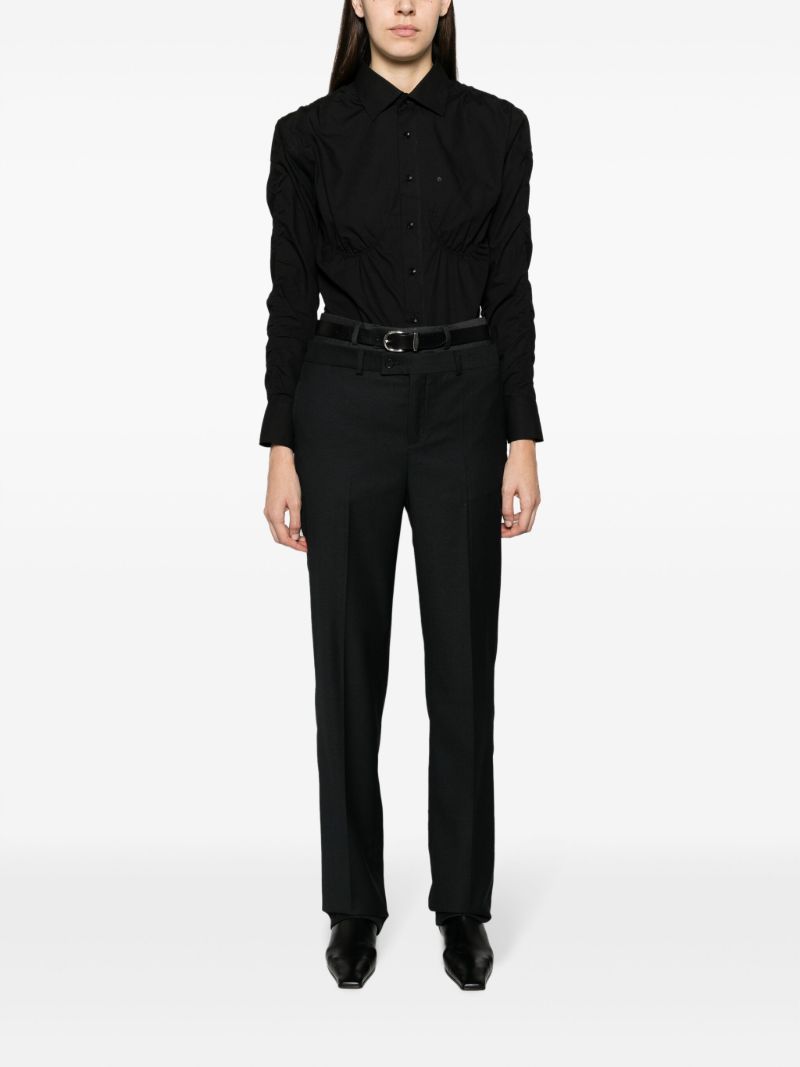 Black Cotton Bodysuit