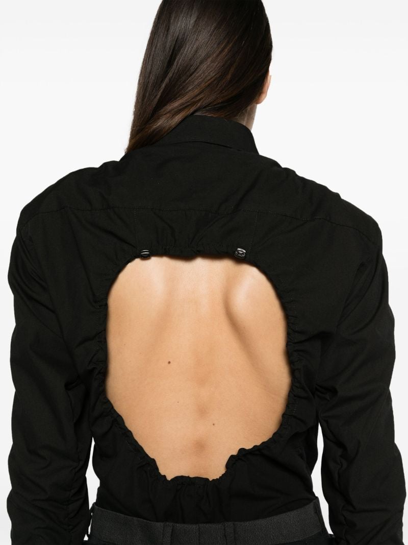 Black Cotton Bodysuit