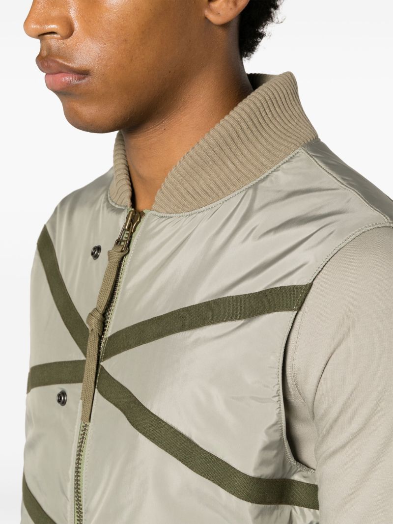 Green Army Lattice Gilet
