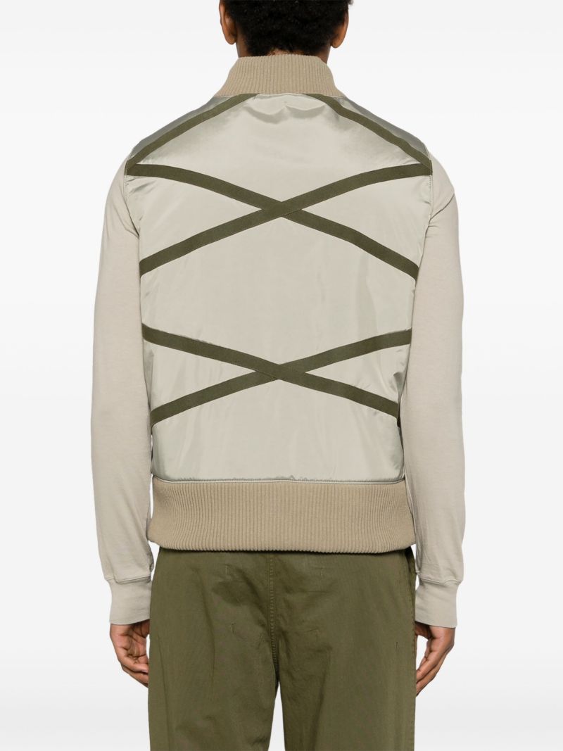 Green Army Lattice Gilet