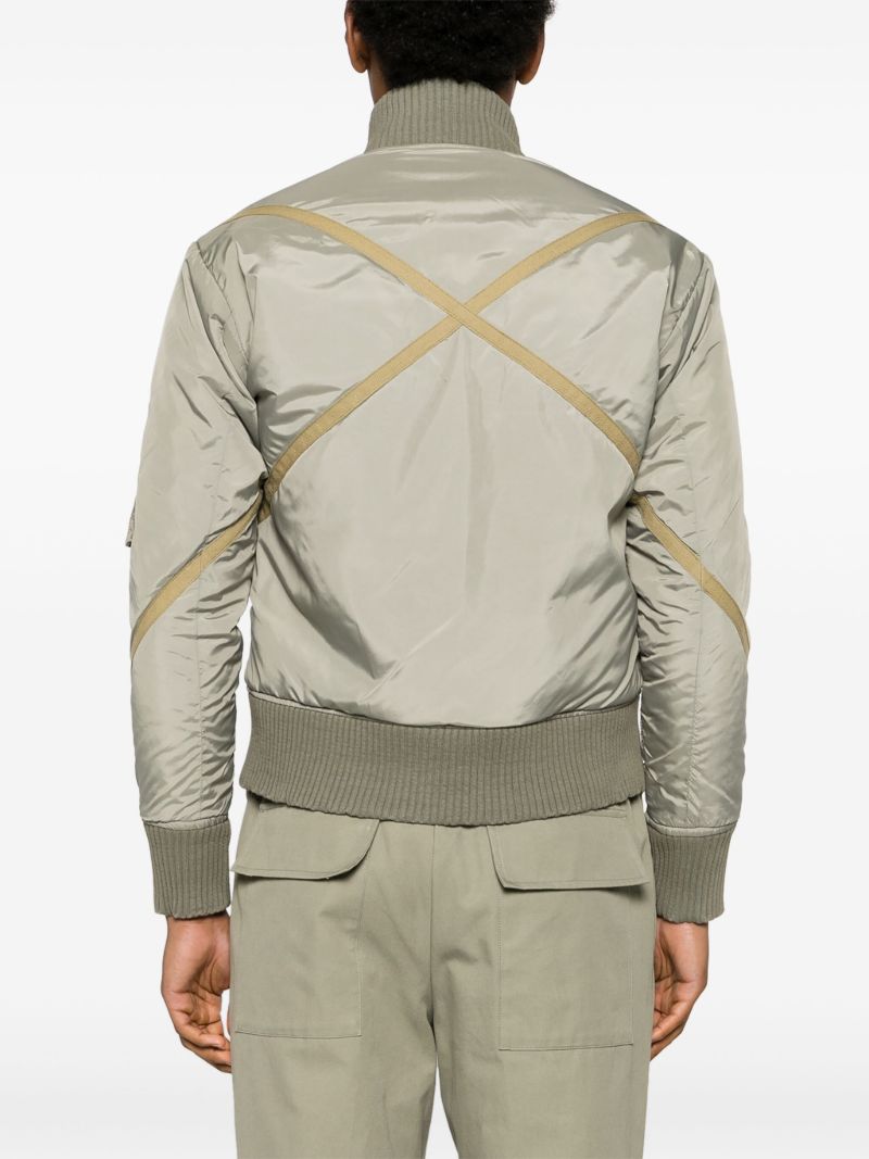 Green Modern Flight Bomber Jacket