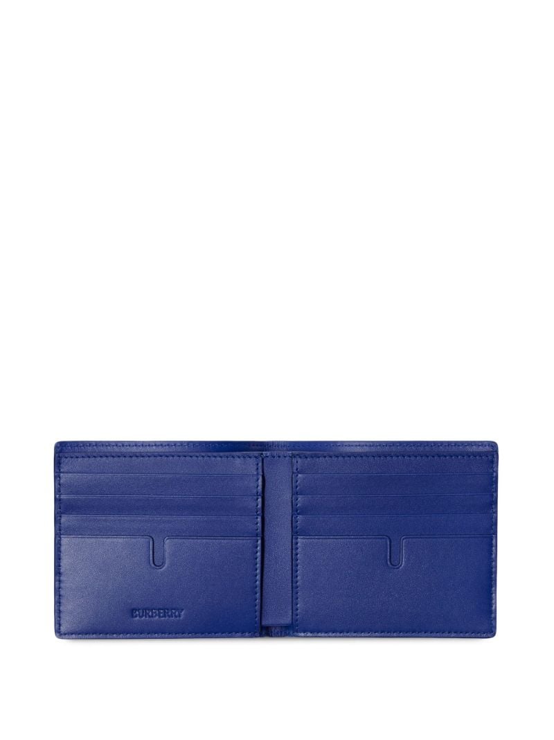 Blue Equestrian Knight Logo Wallet