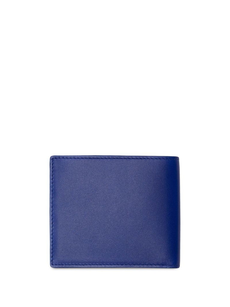 Blue Equestrian Knight Logo Wallet