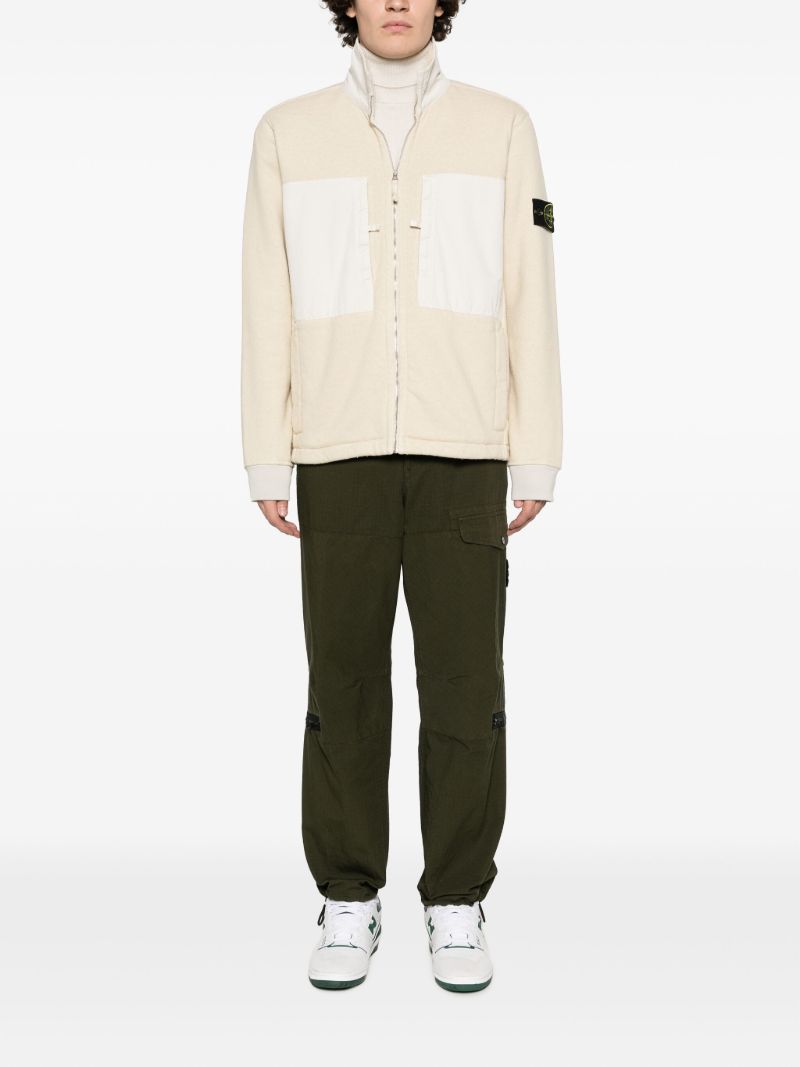 Green Ripstop Cotton Cargo Trousers