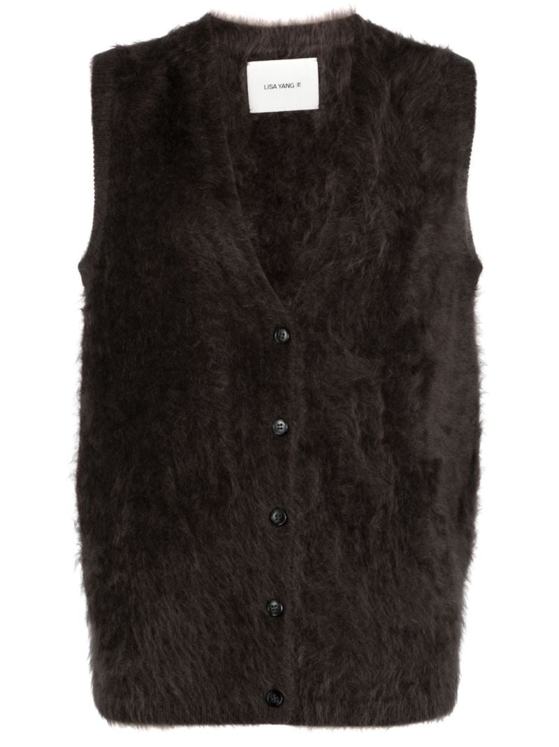 Brown the Astrid Cashmere Vest
