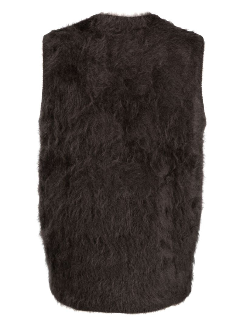 Brown the Astrid Cashmere Vest