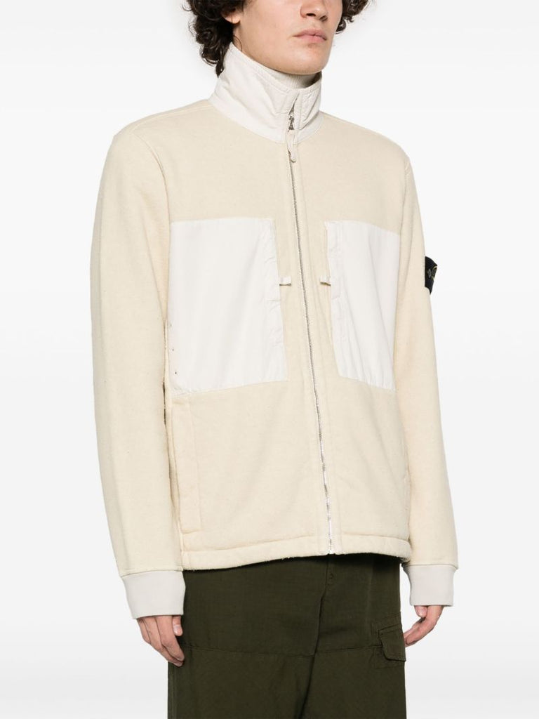Neutral Compass-patch Zip-up Jacket