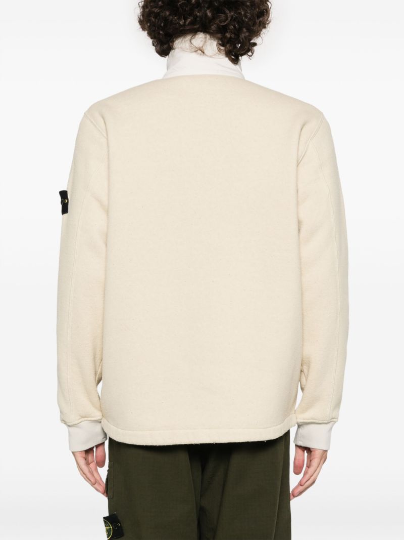 Neutral Compass-patch Zip-up Jacket