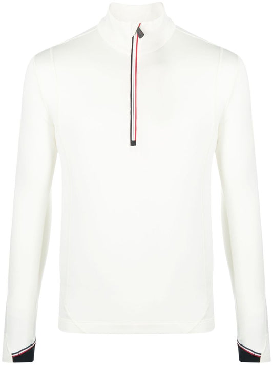 White Base Layer Polo Top