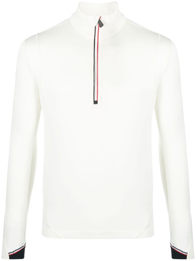 White Base Layer Polo Top