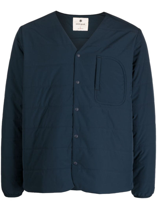 Blue V-neck Cardigan