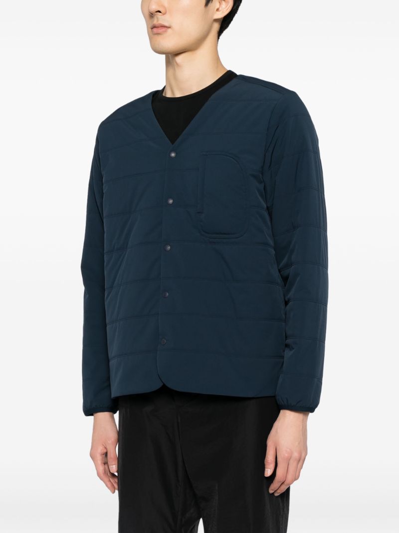 Blue V-neck Cardigan