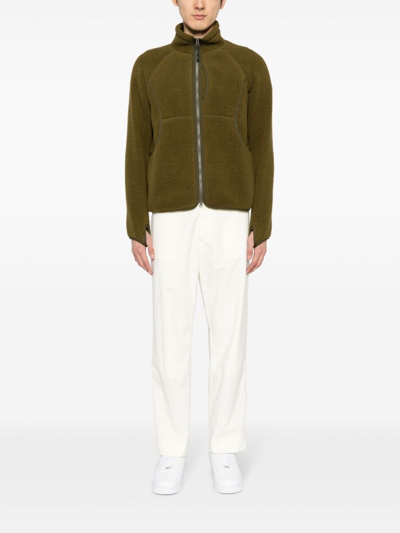 Green Boa Thermal Fleece Jacket