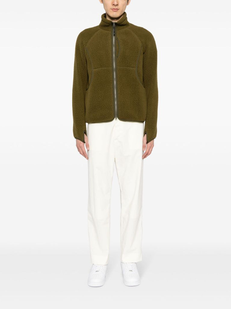 Green Boa Thermal Fleece Jacket