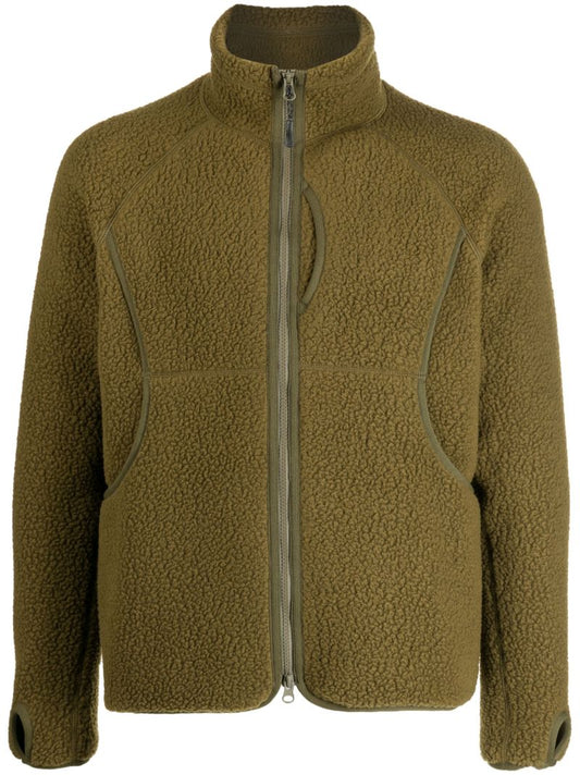 Green Boa Thermal Fleece Jacket