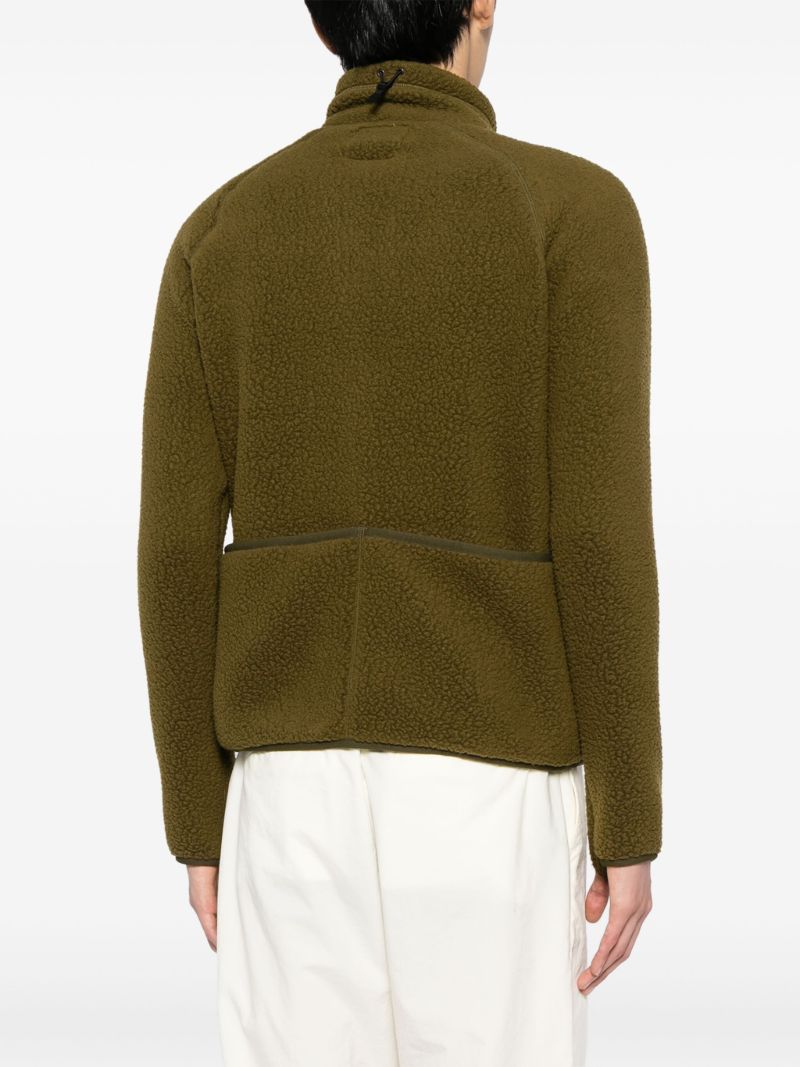 Green Boa Thermal Fleece Jacket
