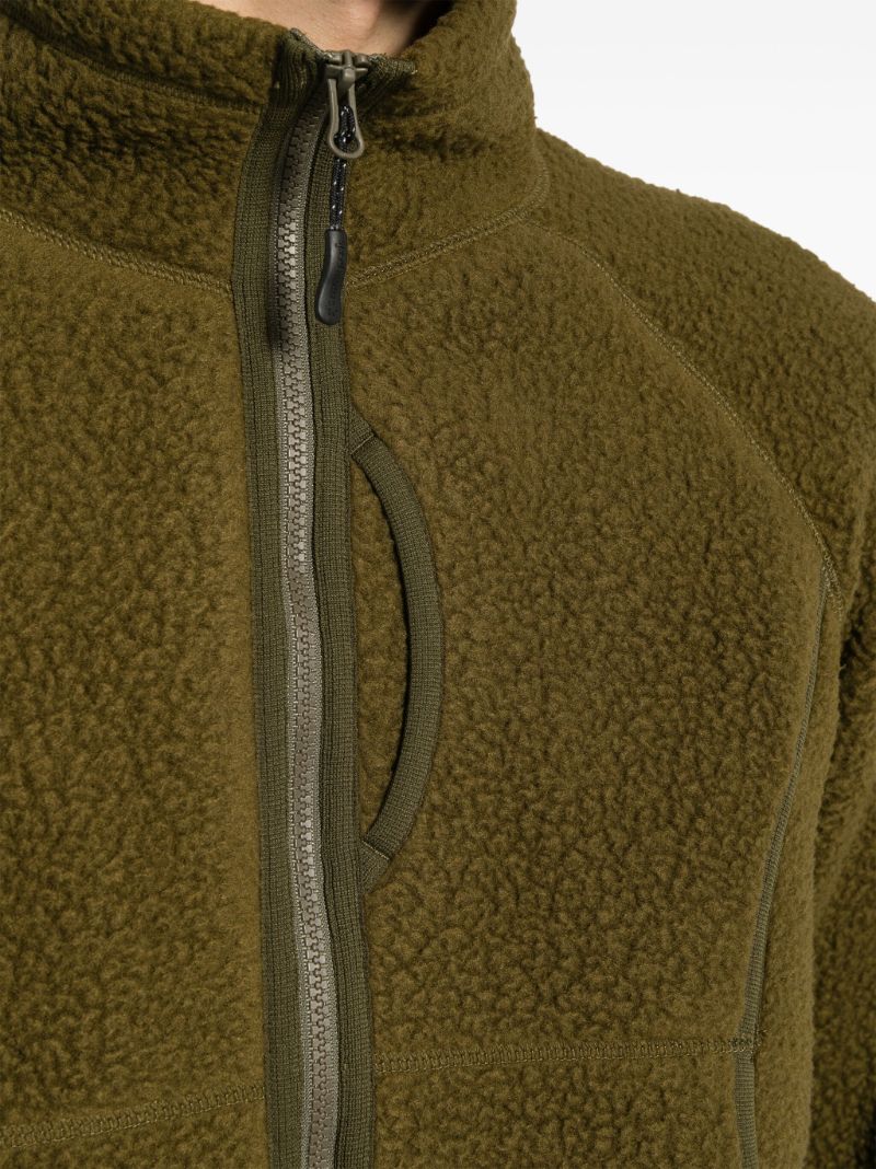Green Boa Thermal Fleece Jacket