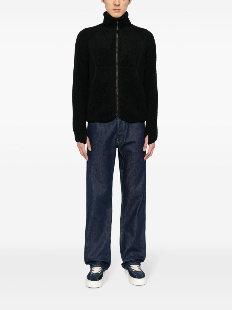 Black Boa Fleece Jacket
