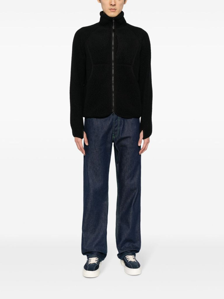 Black Boa Fleece Jacket