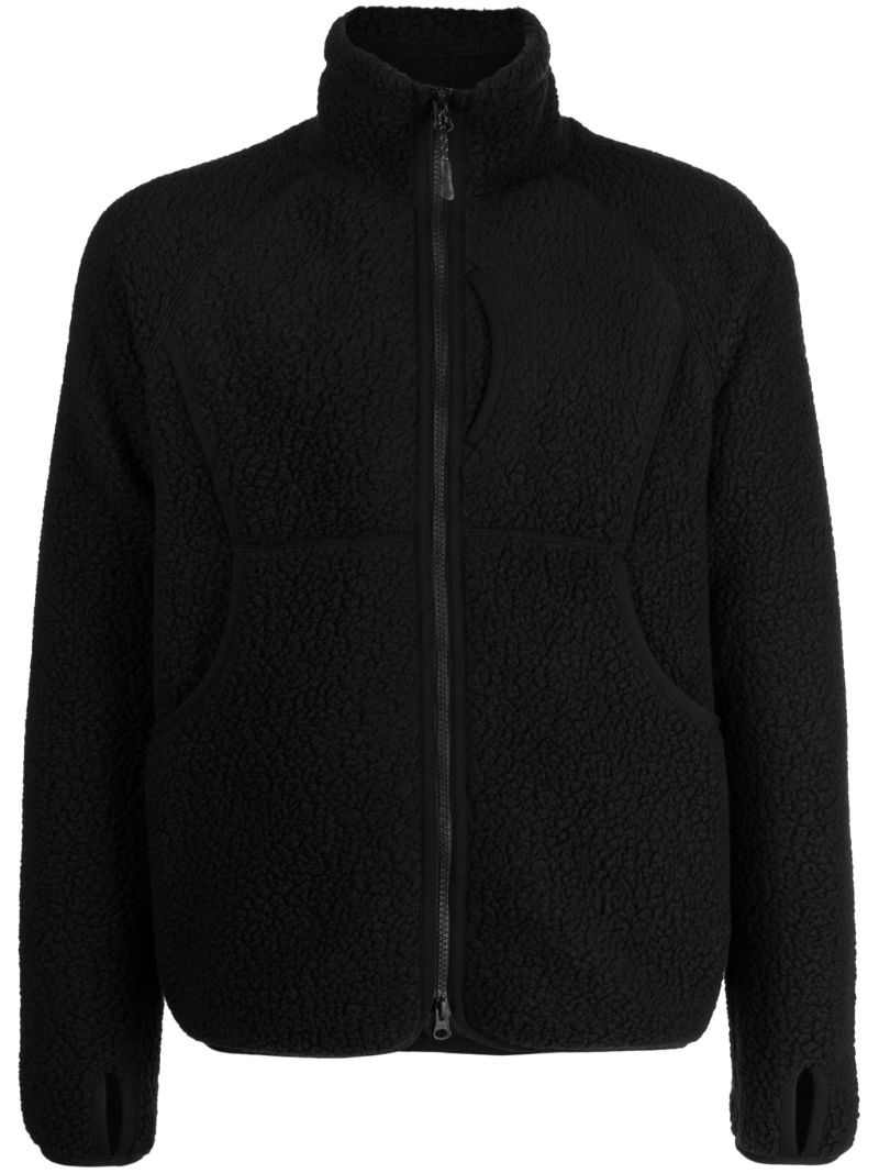 Black Boa Fleece Jacket