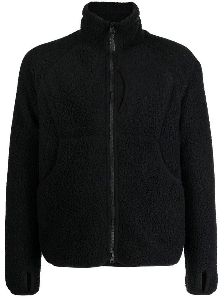 Black Boa Fleece Jacket