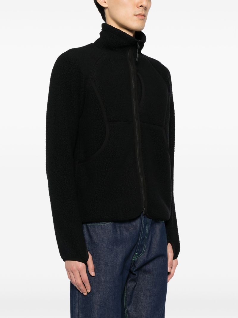 Black Boa Fleece Jacket