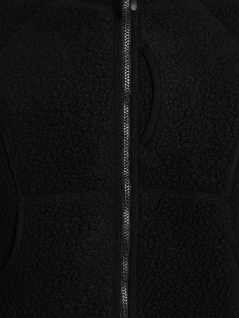 Black Boa Fleece Jacket