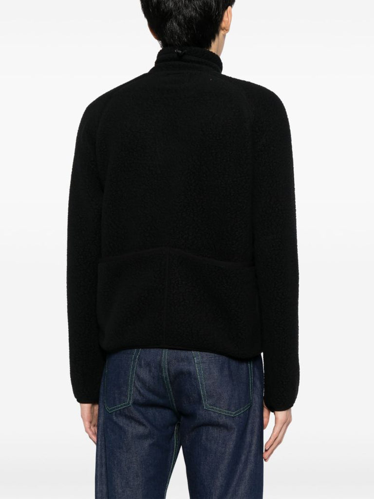 Black Boa Fleece Jacket