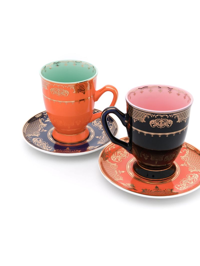 Multicolour Grandpa High Tea Set